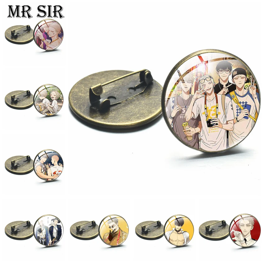 Аниме старый Xian BL аниме 19 дней значки Броши Mo Guanshan He Tian Jian Yi манга Молодежные