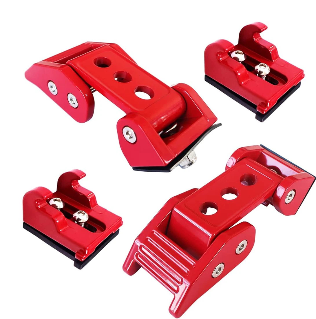 

Защелки капота для Jeep JK, зажим, крепеж капота для Jeep Wrangler JK JKU 2007-2018, комплект защелок капота, черный