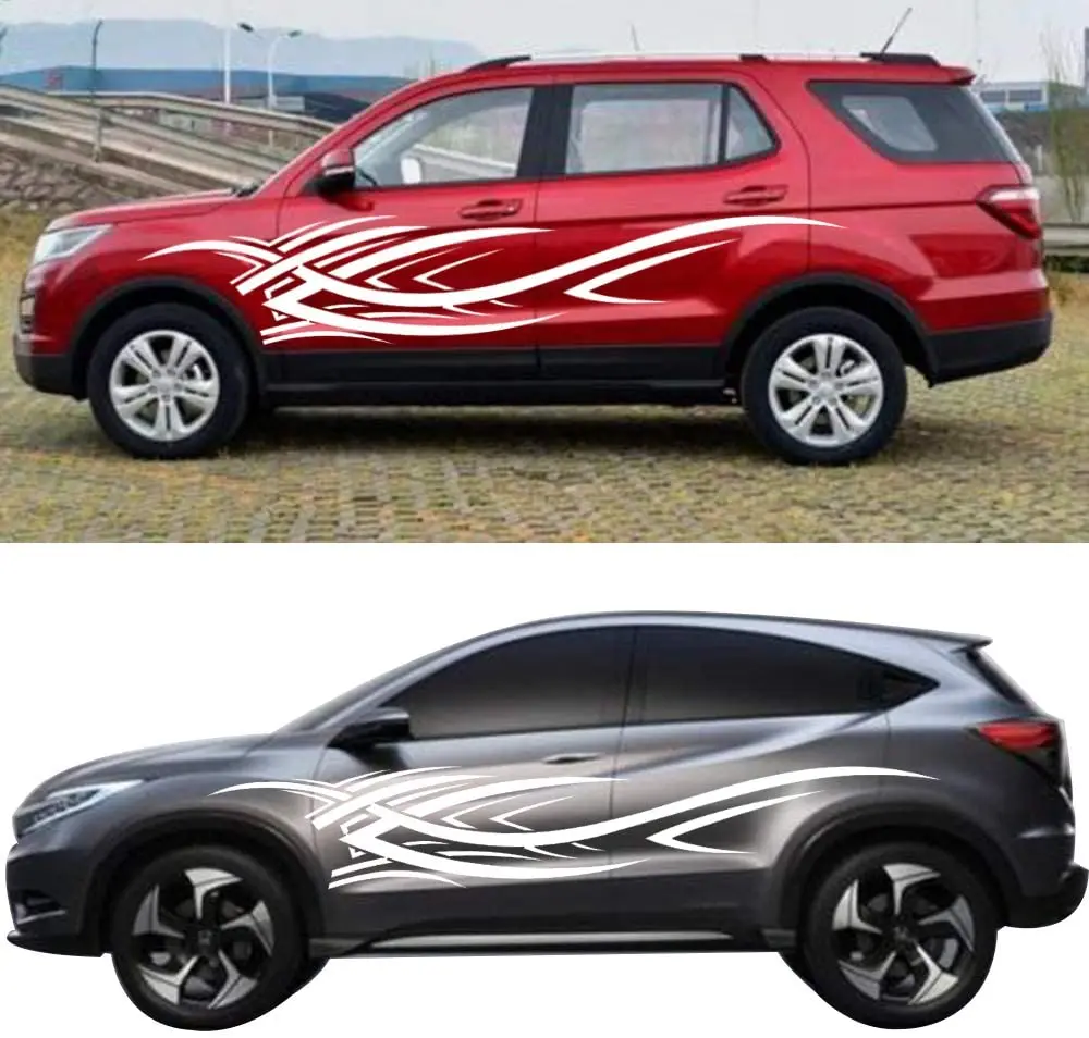 

Автомобильные наклейки GiftCity, яркие виниловые наклейки для кузова автомобиля, универсальные автомобильные наклейки (белые)