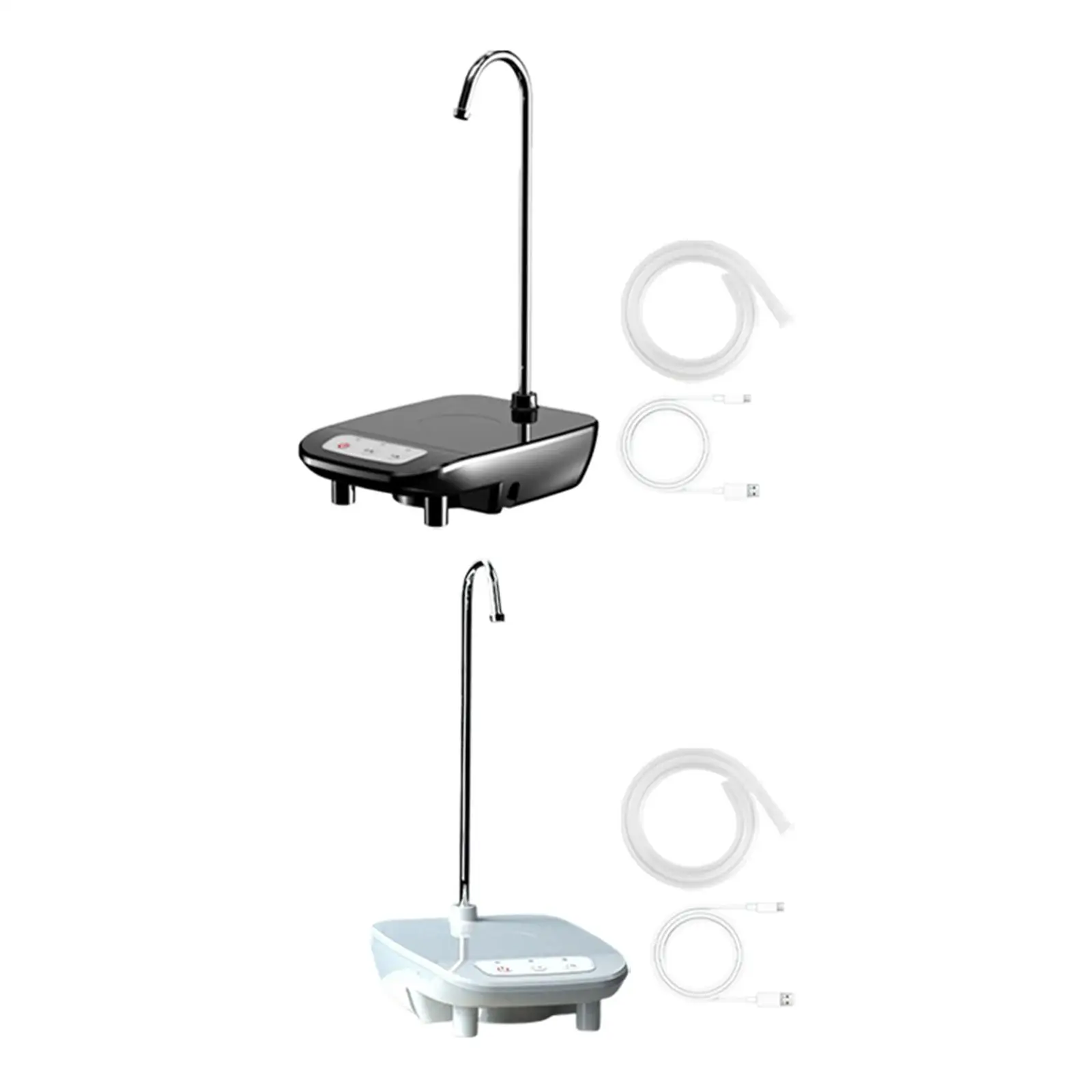 

Electric Water Dispenser Low Noise with Connecting Hose USB Water Pump Bucket Bottle Dispenser for Office Home Camping Kitchen