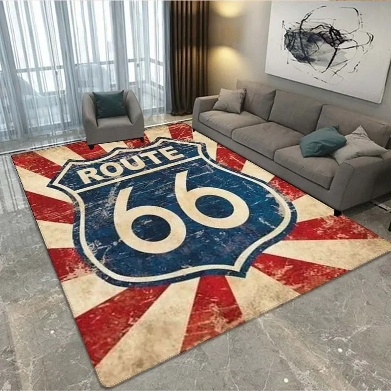 Исторический Route 66 материнская дорога Главная коврик ковер для дома гостиной