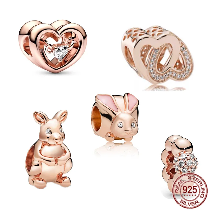 Браслет-кенгуру из розового золота