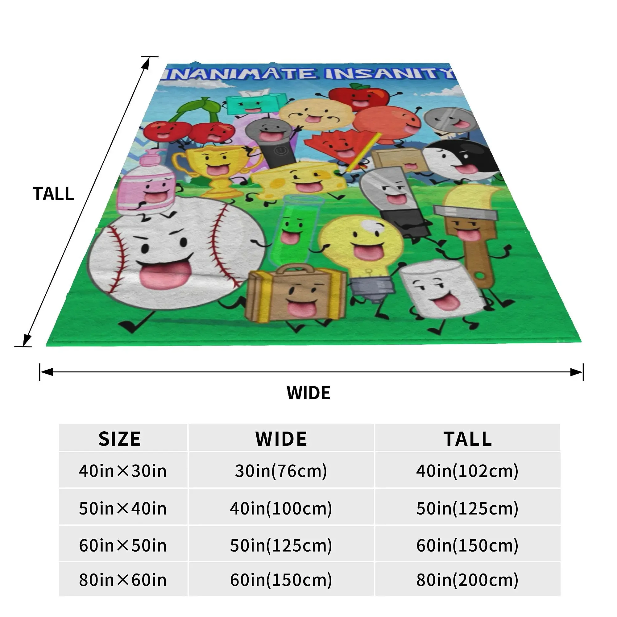 Плюшевое одеяло Bfdi Inanimate Insanity