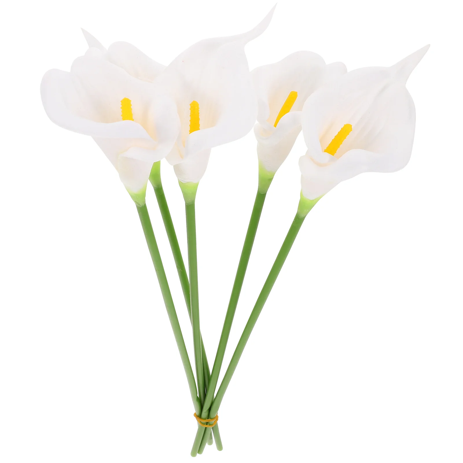 

5 Pcs Simulation Calla Lily Layout Flowers Home Decors Fake Decorations Adorns Plastic Adornments