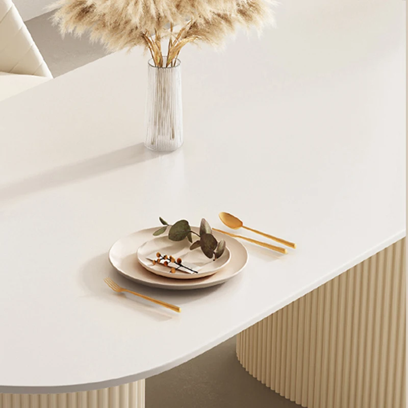 Современный мобильный обеденный стол роскошный минималистичный дизайнерская