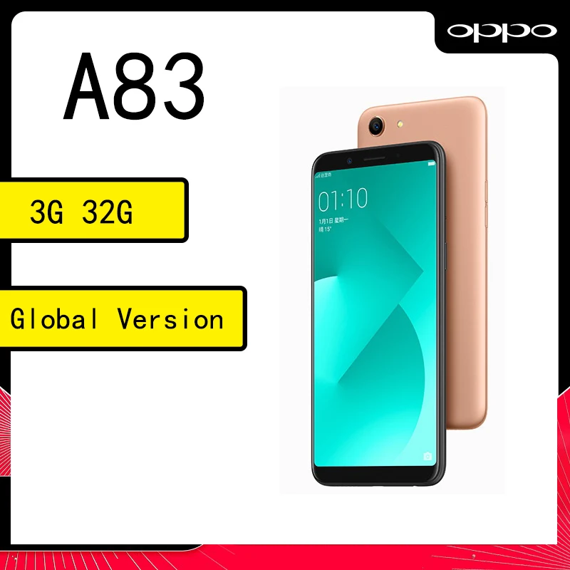 

Смартфон oppo A83 3G 32 Гб MediaTek MT6763T 5,7 дюйма 1440*720 пикселей Mediatek MT6763T Helio P23