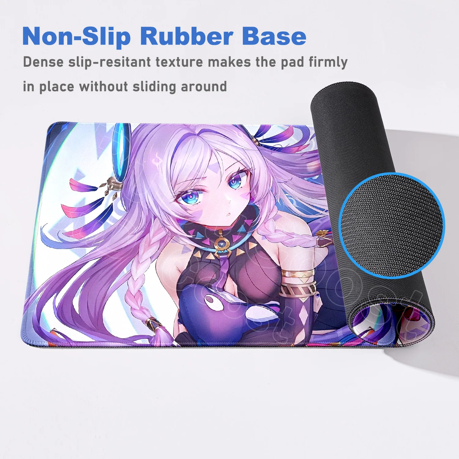 Фото Популярные игровые аксессуары Genshin Citlali HD MousePad для ПК, большой коврик для мыши XXL, подходит для офисной работы и игр, 900x400 мм. №5