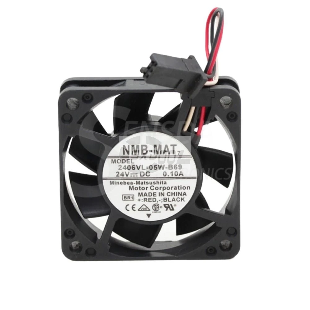 NMB 2406VL-05W-B69 24 В 0 10 А 6015 60 мм водонепроницаемый осевой вентилятор охлаждения для