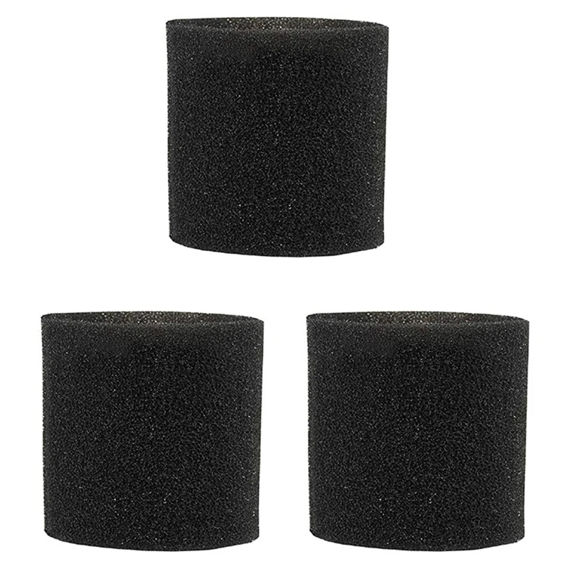

3 Pack 90585 Foam Sleeve VF2001 Foam Filter For Shop-Vac Vacmaster & Genie Shop Wet Dry Vacuum Cleaner