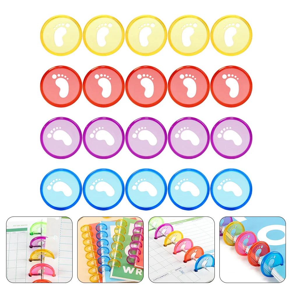 

Discs Binder Binding Rings Clips Ring Disc Expansion Book Notepad Discbound Round Planners Buckle Large Mini Notebook Bulk