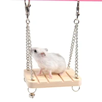 small animals products hamster chinchilla toys wooden swing harness hanging bed parrot rest mat pet hanging pet toys accessories