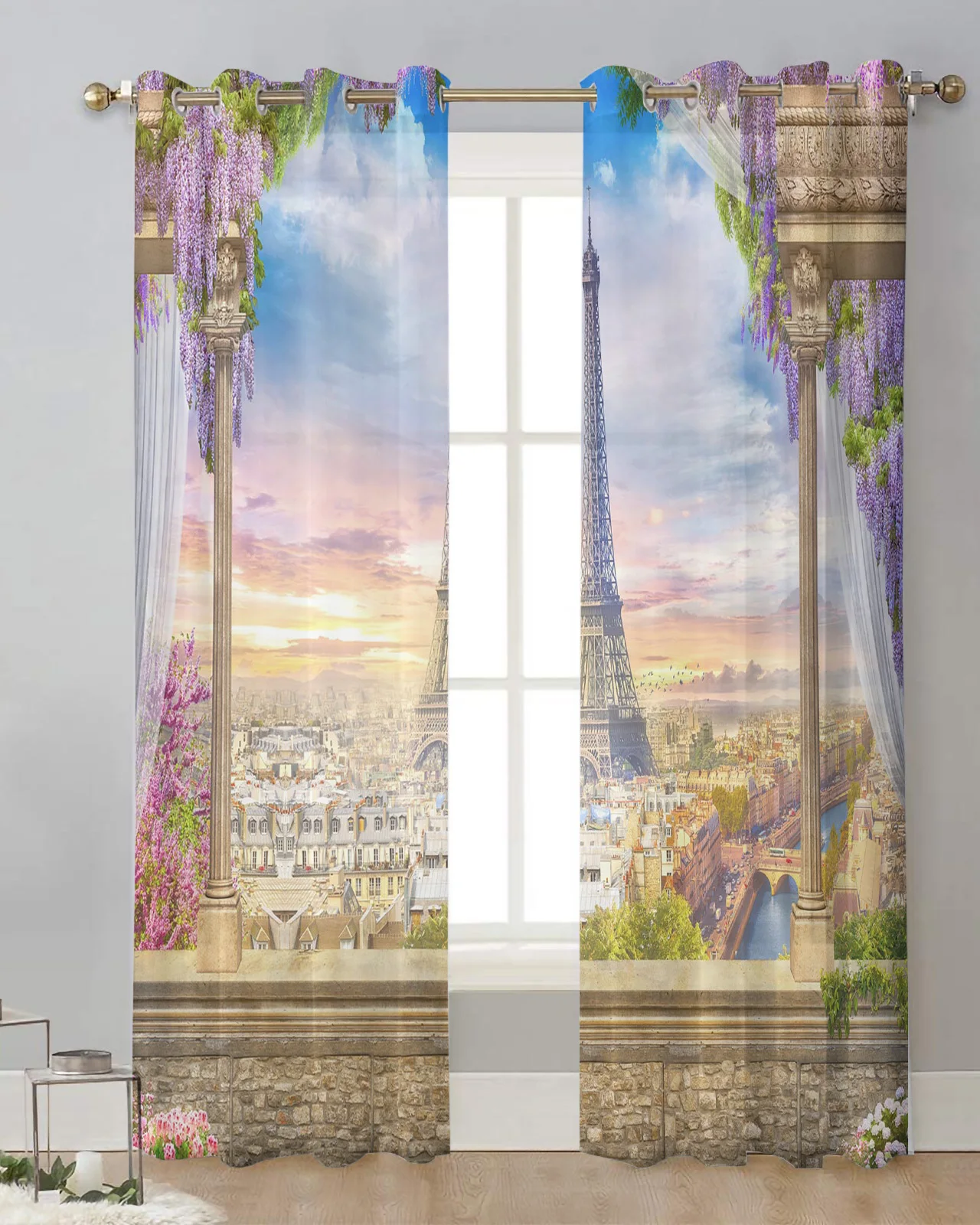 

Фатиновые занавески для балкона, декоративные прозрачные шторы для гостиной, кухни, отеля, дома, на оконных панелях