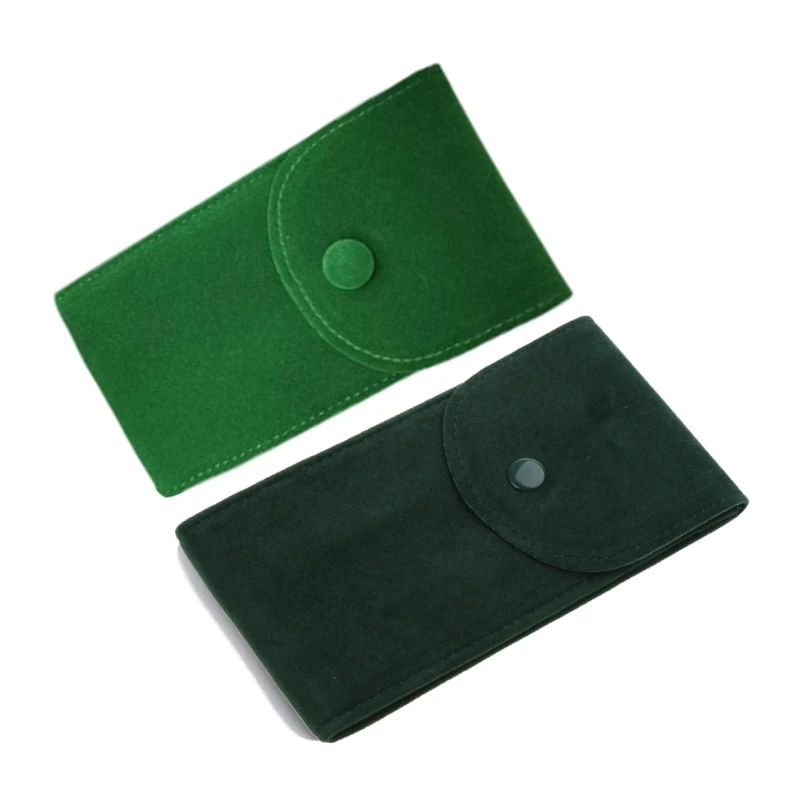 Двусторонний мягкий бархатный чехол для часов дорожные чехлы портативная сумка