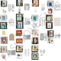 2022 christmas elements metal cutting die for scrapbooking diy craft template card making decoration stamp