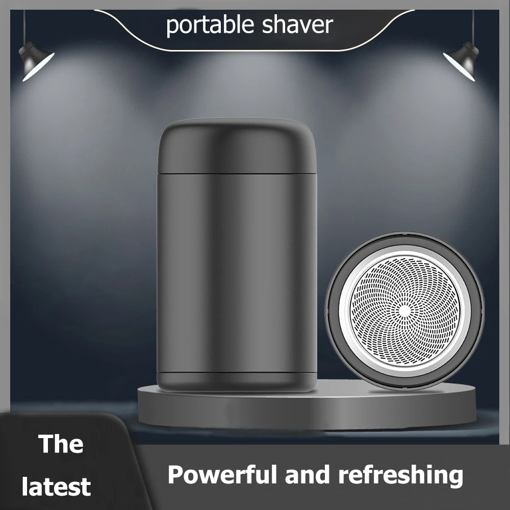 

New Men's Electric Shaver Mini Portable Rechargeable Beard Trimmer Mini Shaver Facial Cleaner Trimmer