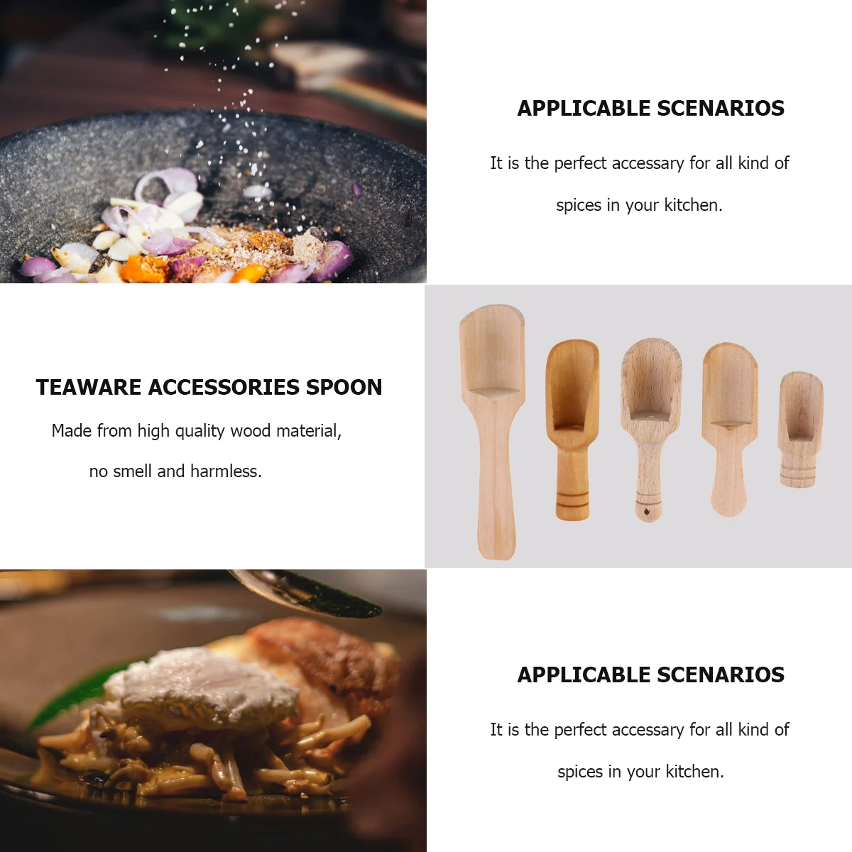 5 шт. маленькая деревянная ложка чайная посуда аксессуары кукурузный торт