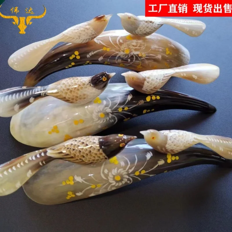 Рог ремесла волшебное ремесло двойной фотомагнитный рожок украшение окна рог