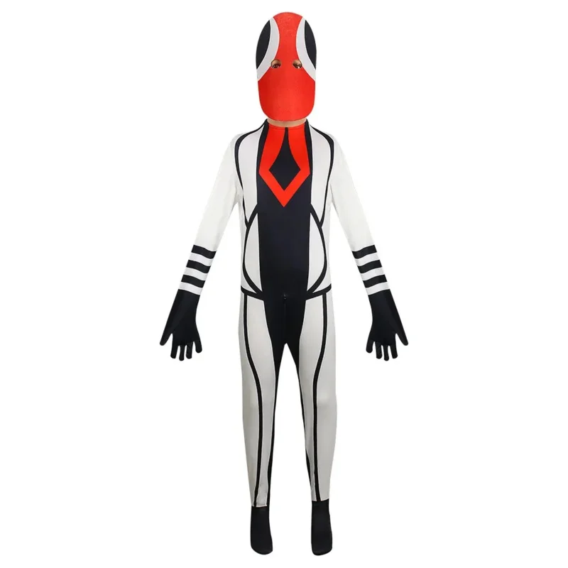 Радужный костюм для мальчиков голубой Монстр Вики косплей страшная игра раньше