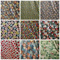 cotton fabric twill printed cloth gorgeous floral series for diy sewing babykidsquilt clothing dress textile materialby meter