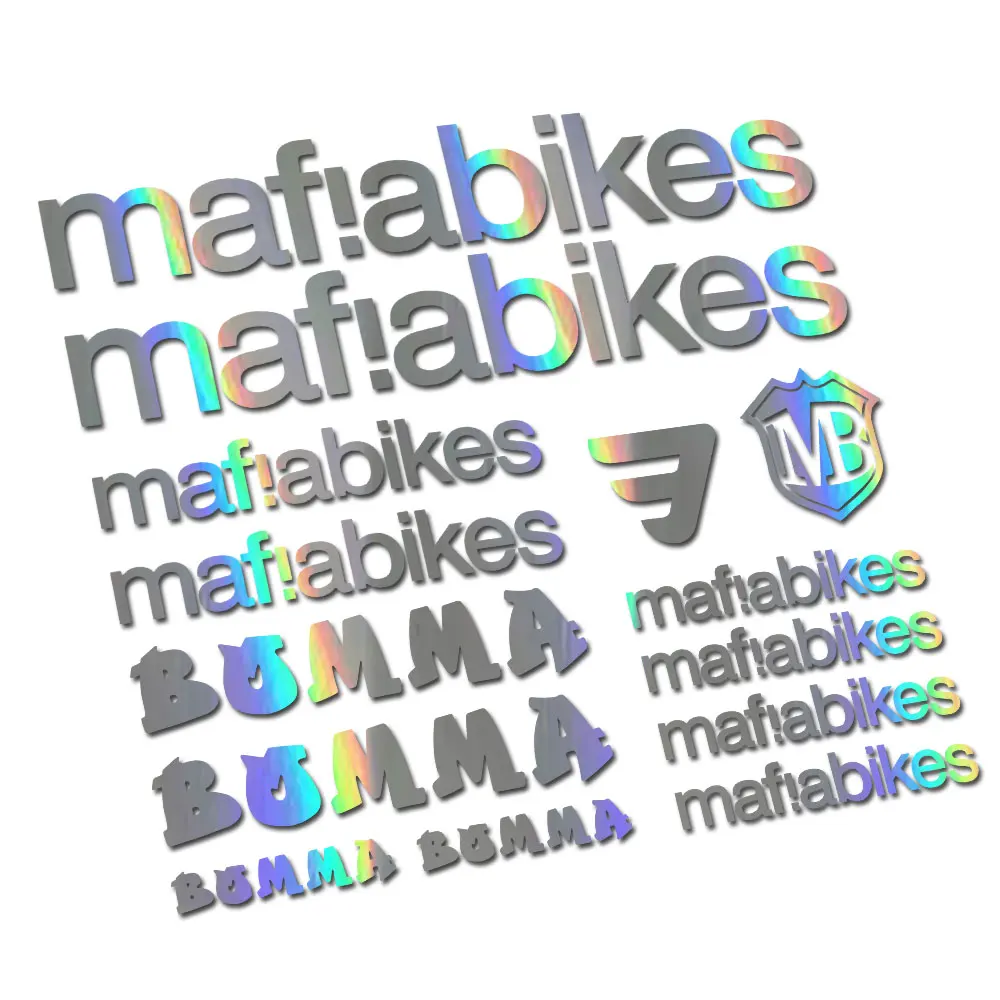 

Для MAFIABIKES BOMMA велосипедная рама наклейки виниловые наклейки для езды на велосипеде MTB BMX ﻿