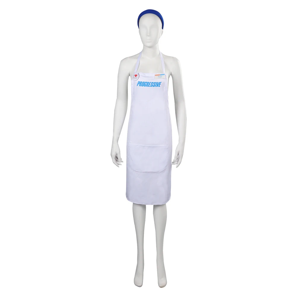 Костюм для косплея из фильма Фло фартук барбэй взрослых сумка головная повязка