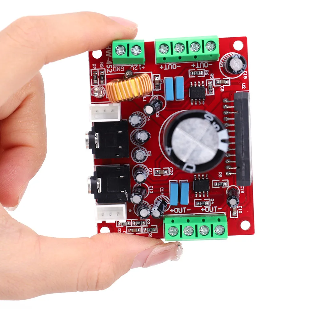Плата цифрового усилителя класса Fever DC 12 В TDA7850 4-канальная плата звука с