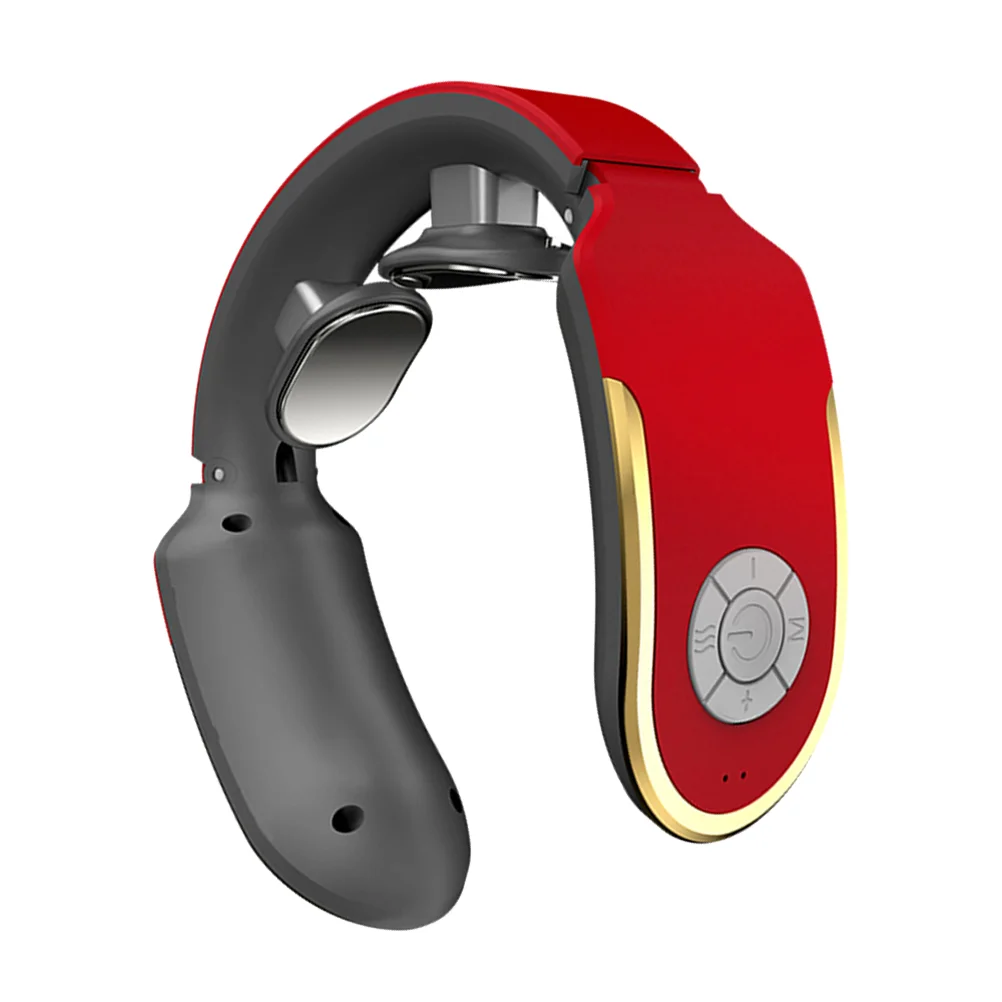 

1 Set Neck Care Device Cervical Spine Massager Heating Tool (Red)
