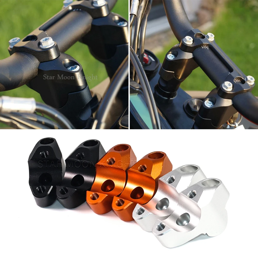 

Motorcycle Accessories Handlebar Riser Drag Handle Bar Clamp Extend Adapter For Duke R 690 For Duke 790 For Duke / R 890 2016 -