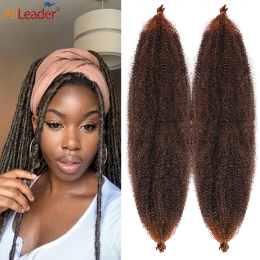 

Alileader Puffy Crochet Twist Braiding Hair Extensions Synthetic Marley Braid For Passion Twist Hair Butterfly Braiding Hair