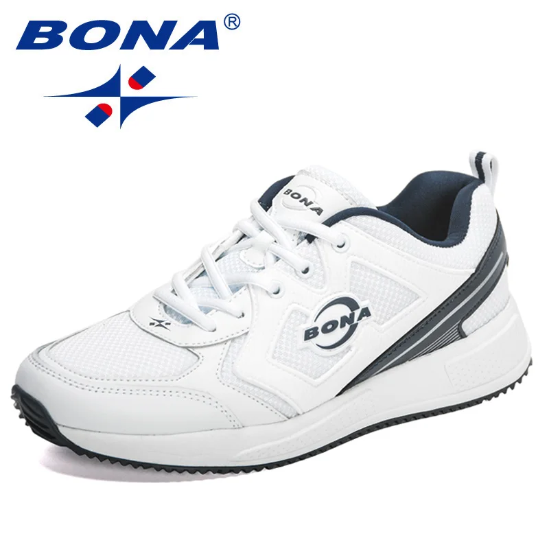 BONA 2022 New Designers Casual Shoes Men Sneakers Outdoor Walking Shoes Man Loafers Comfortable Shoes Leisure Shoes Mansculino
