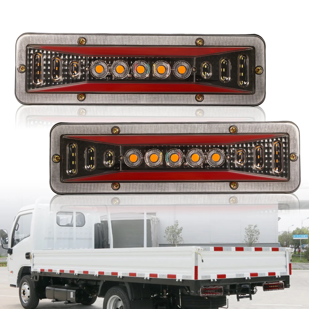 

Задние фонари для прицепа, грузовика, 12 В, 24 В, 2 шт.