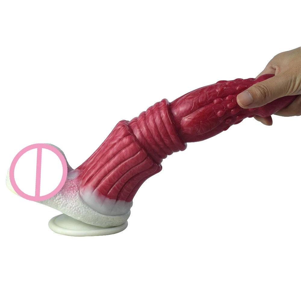 NNSX волк фаллоимитатор с присоской настоящая головка для пениса большие яички