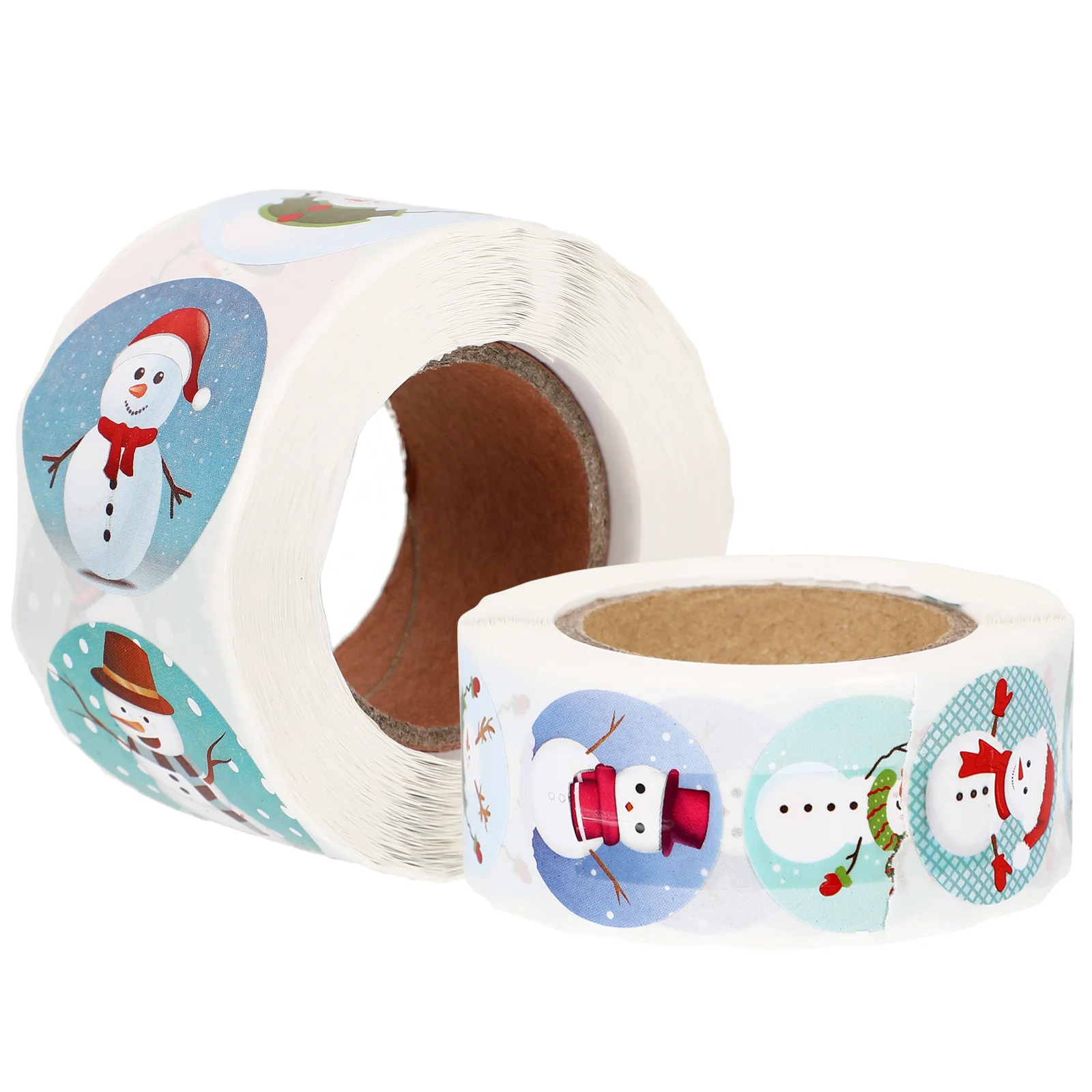 

2Pcs Adhesive Christmas Sealing Stickers Gift Decor Labels Cartoon Labels