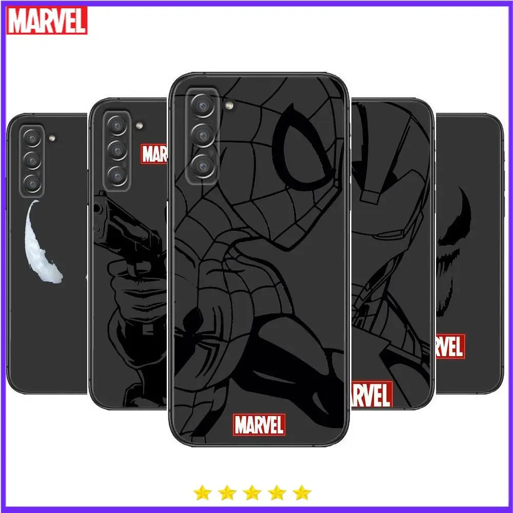 Чехол для телефона Marvel Железный человек Человек-паук корпус SamSung Galaxy s6 s7 S8 S9 S10E S20