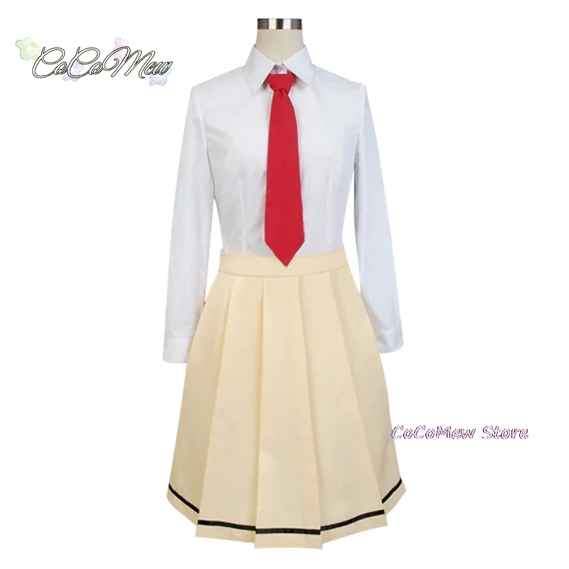 Аниме WataMote Tomoko Kuroki Косплей Куроки Костюм Jk Школьная форма Платье Прекрасная