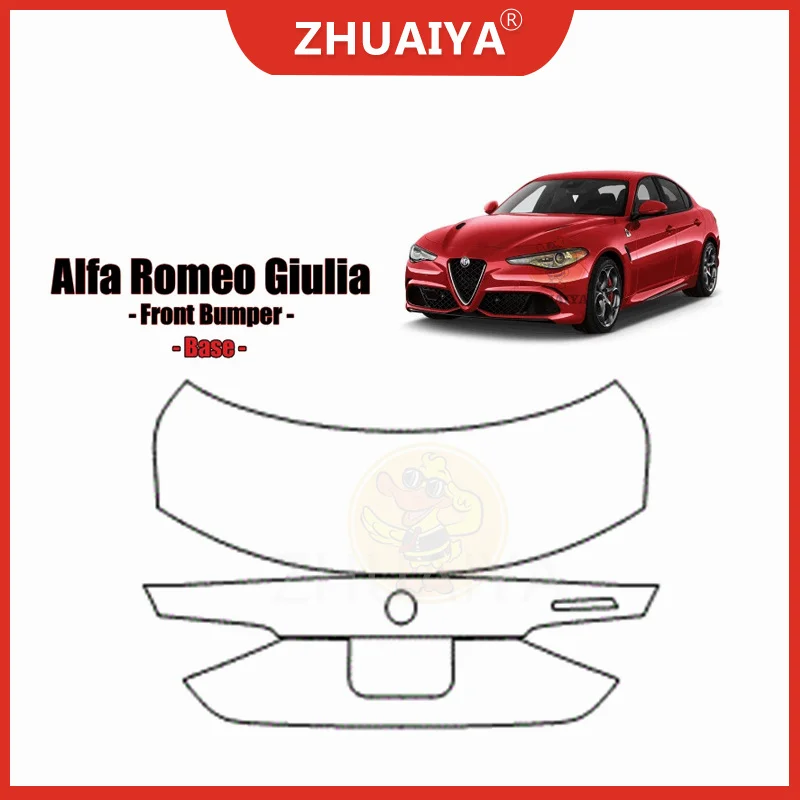 

Задняя Крышка багажника ZHUAIYA 2017 мил для Alfa Romeo Giulia 2023-, защита краски Precut PPF