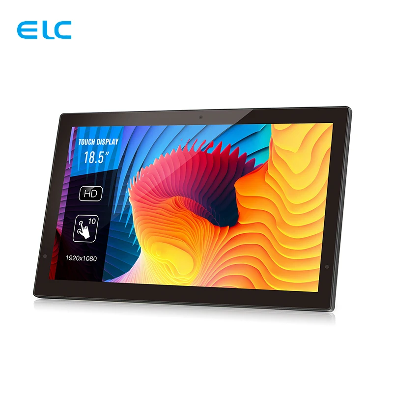 

Interactive 18.5 inch full HD panel smart brightness control LED front 5.0 MP capacitive lcd touch screen