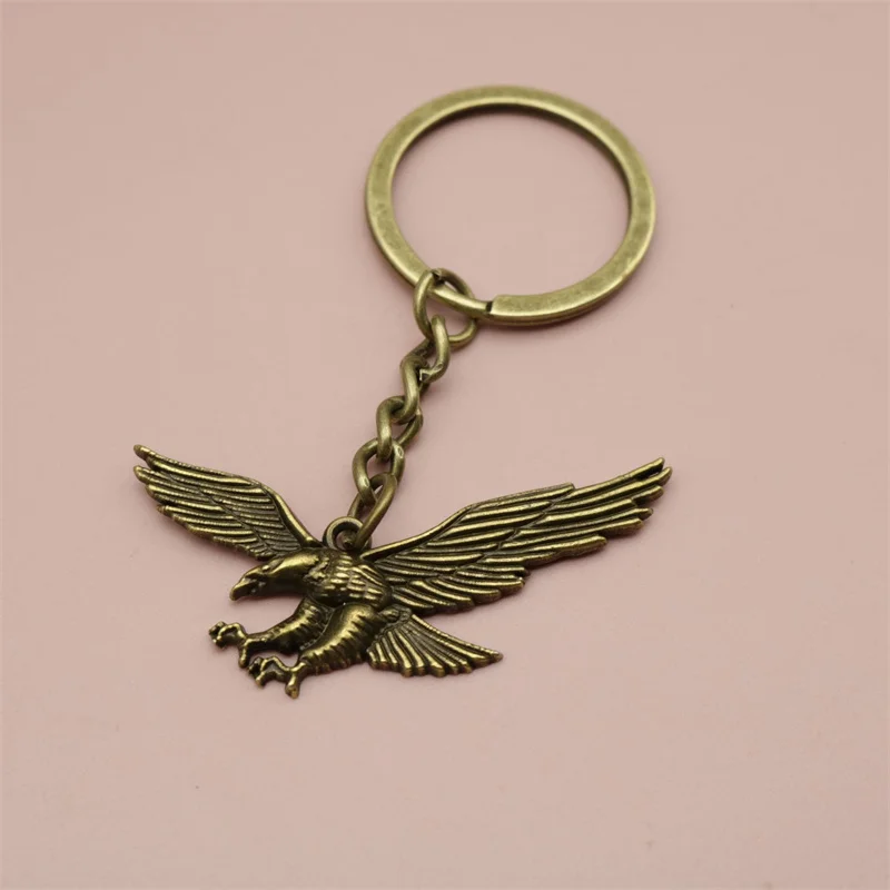 Модный брелок для ключей металлический ювелирное изделие античный бронзовый