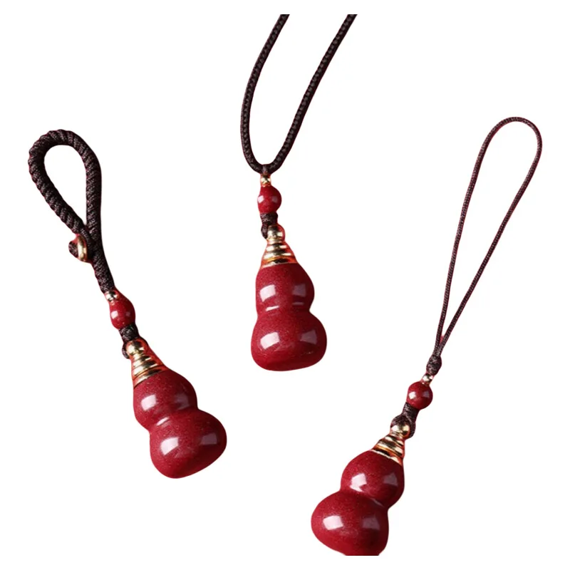 Подвеска Moon Genuine Goods из киновари и тыквы мужская женская бутылка в стиле ампи