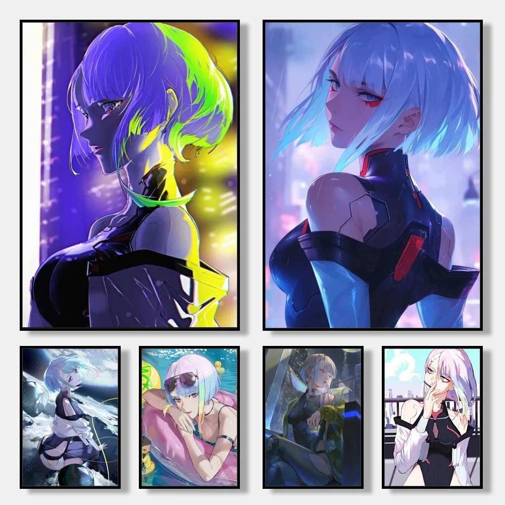 E-Edgerunners L-Lucy постер настенный художественный принт декоративная роспись