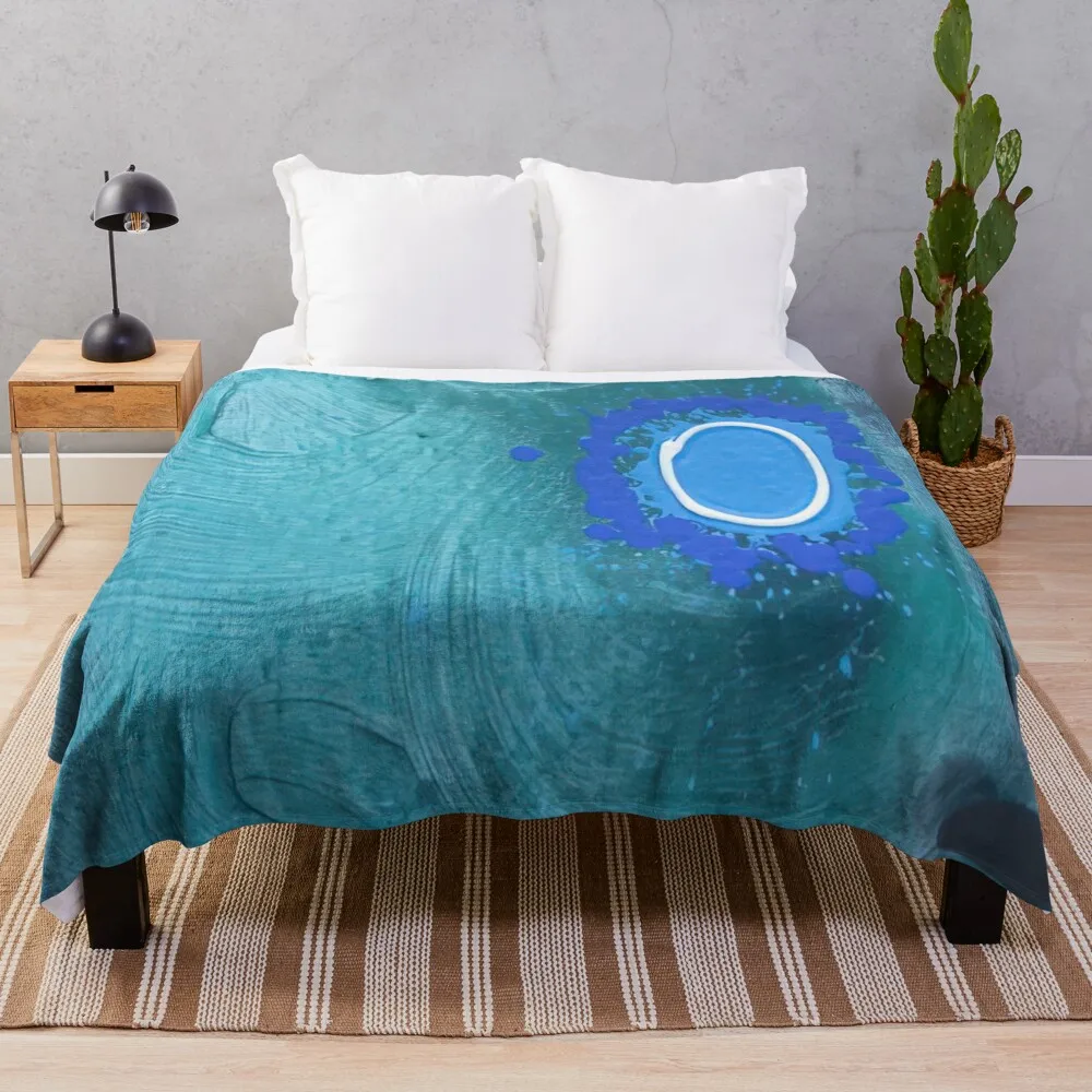 John Hoyland - Blue Moon 2006 Плед Спальный мешок Летнее постельное белье Большие одеяла