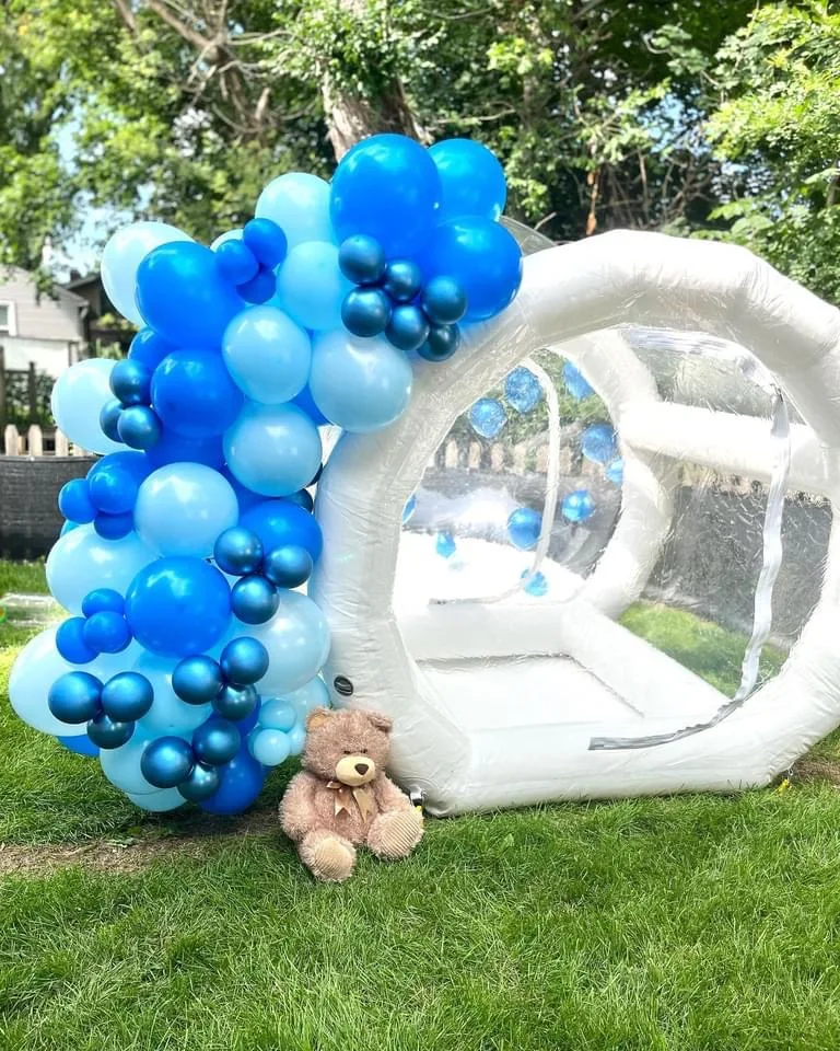 Детская купольная палатка для мероприятий на открытом воздухе прозрачный