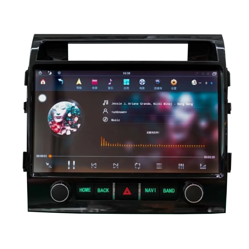 

Android 9.0 4G+64GB for Toyota Land Cruiser Car GPS Navigation Carplay Auto Radio Stereo Video Multimedia Player Head Unit