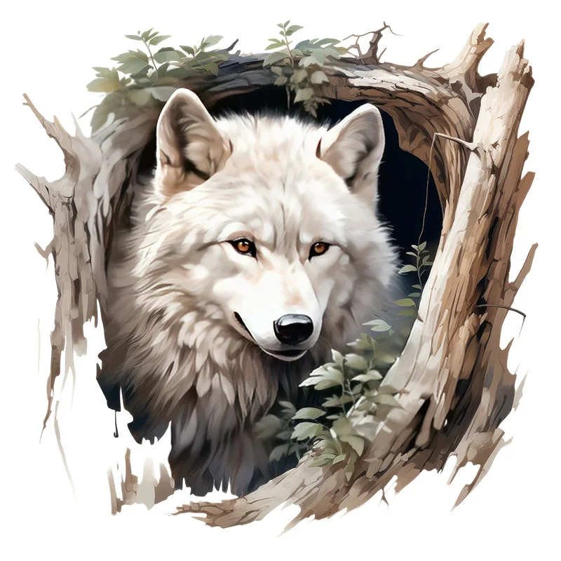 

Настенная наклейка "Осторожный волк"