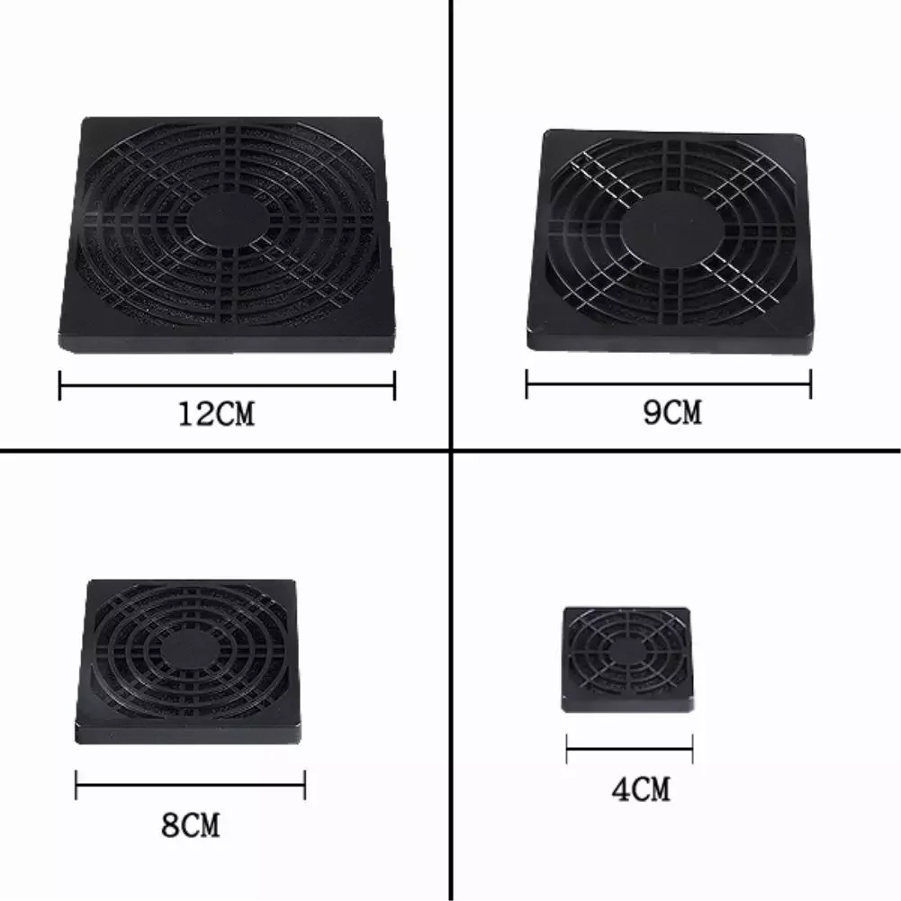 

Best price 40mm 80mm 90mm 120mm PC Fan Dust Filter Dustproof Case Guard Grill Protector Cover Computer Mesh Removable Front Plat