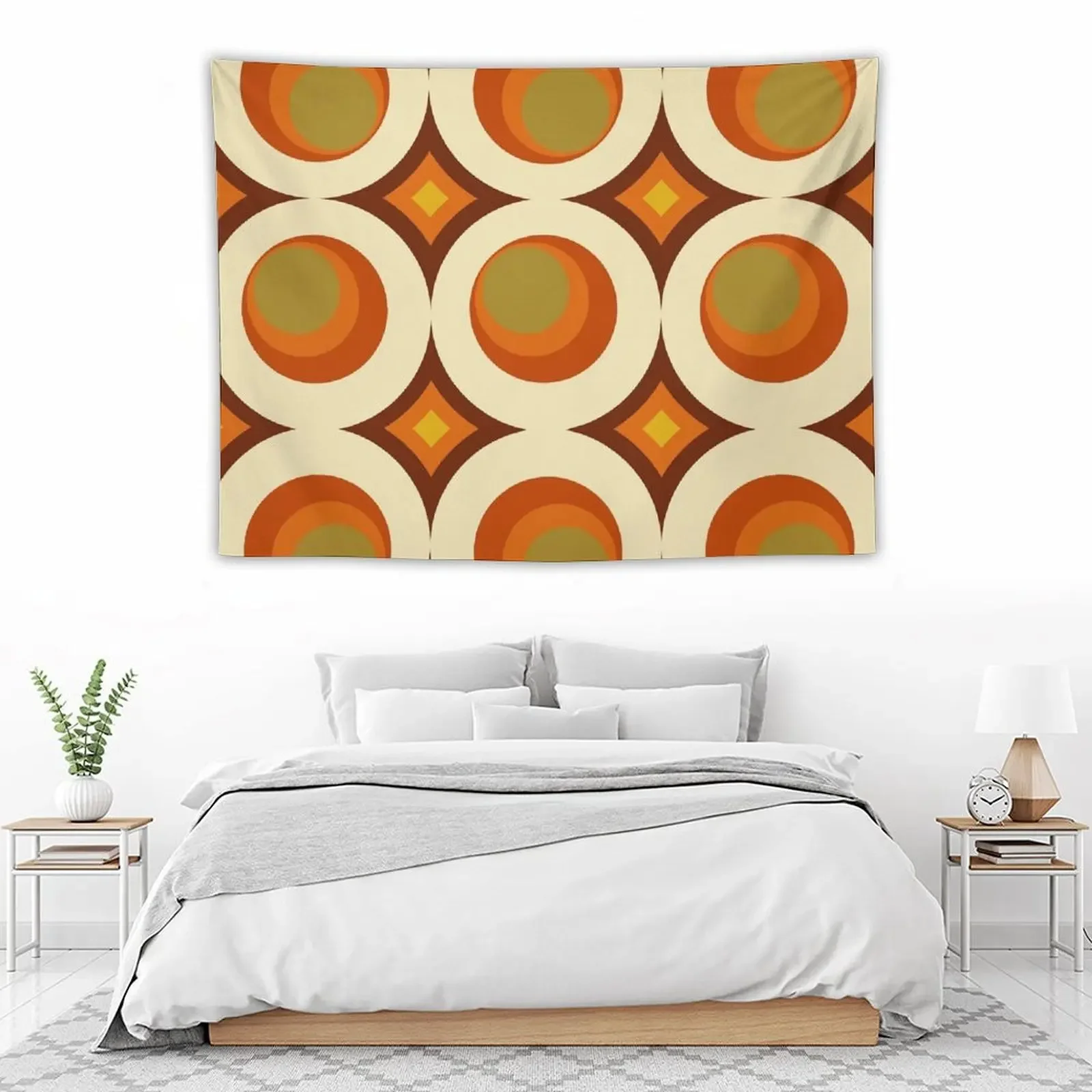 Современный гобелен среднего века 70-х обои домашний декор настенное искусство