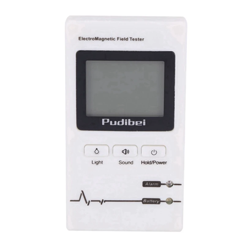 

Pudibei EMF Meter Portable Detector Electromagnetic Radiation Portable Radiation Tester 620A