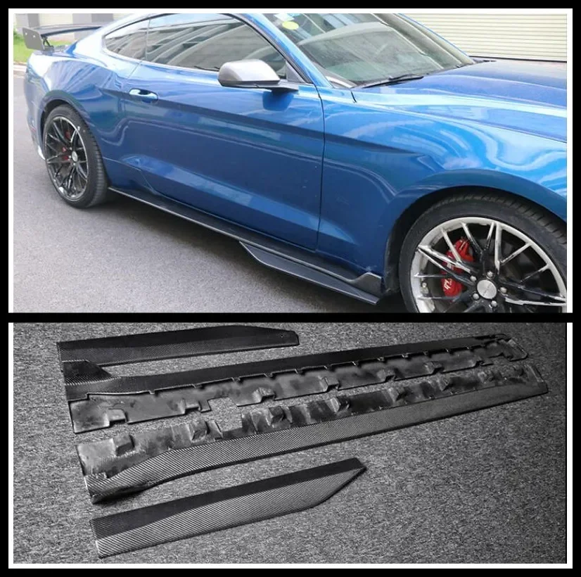 Боковые удлинители из настоящего углеродного волокна комплект губной крышки для