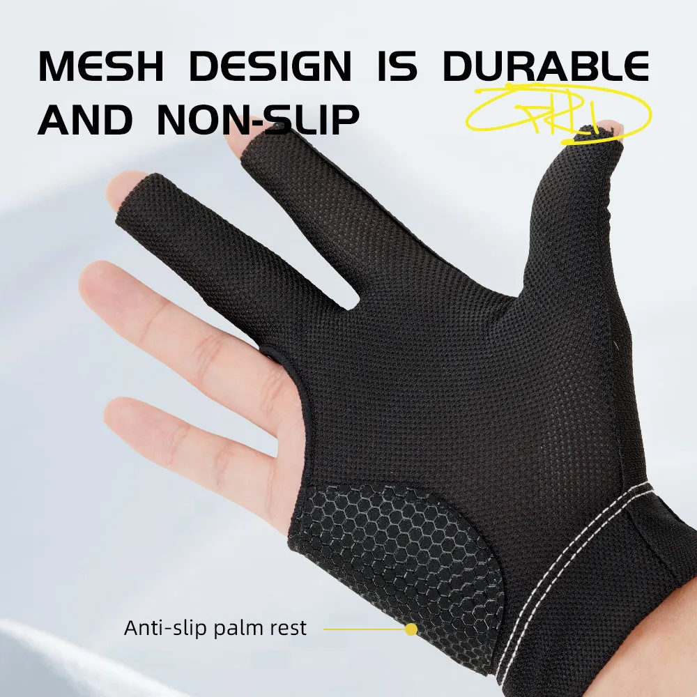 Перчатки для бильярда KONLLEN с 3 пальцами простые перчатки левой и правой руки