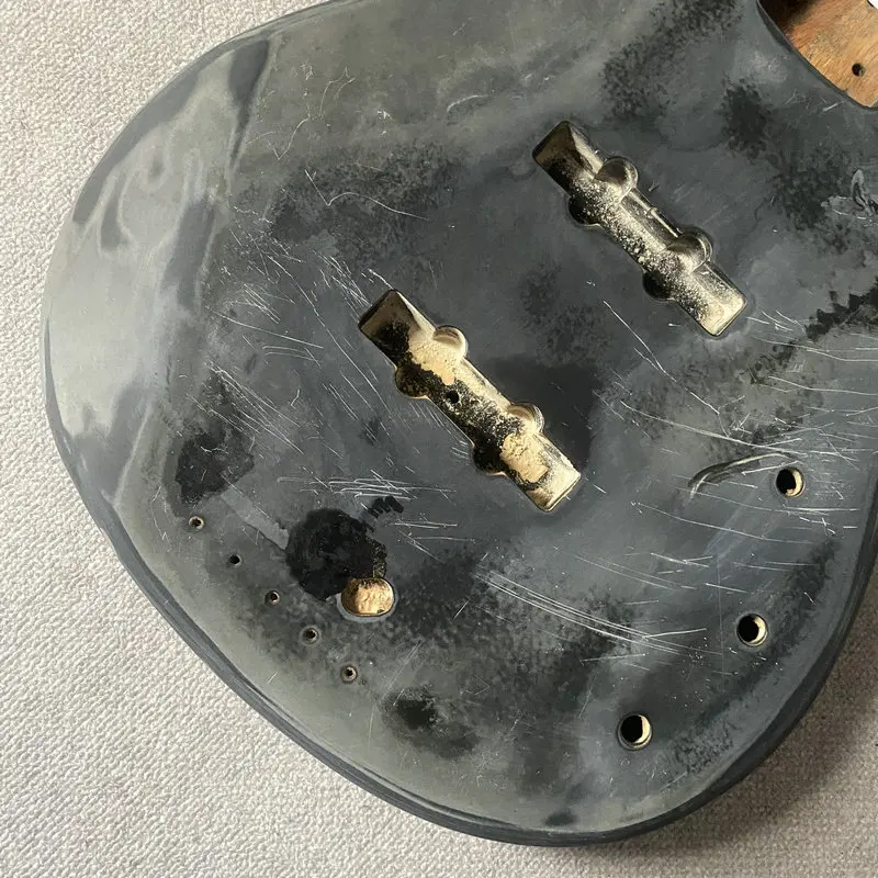 KB242 Черный цвет 4 или 5-струнная электрогитара бас-гитара корпус из цельного